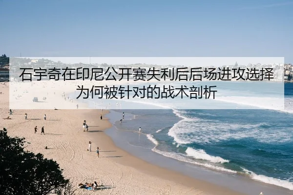 石宇奇在印尼公开赛失利后后场进攻选择为何被针对的战术剖析